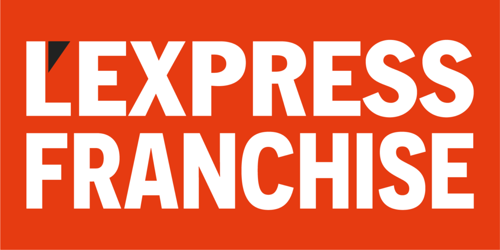 logo l'express franchise logotype blanc+noir@10x